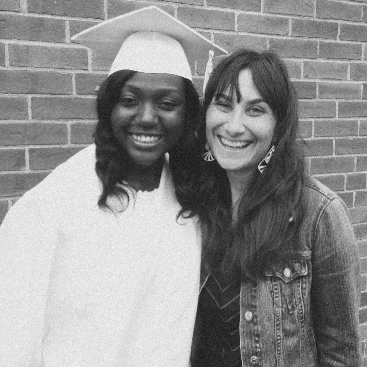 Jenna with her daughter at graduation